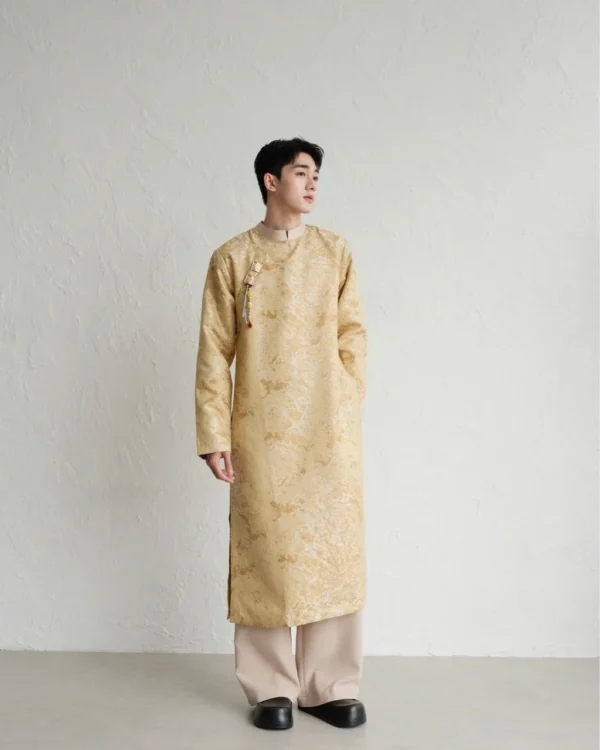 Cho Thuê Áo Dài Nam “SƠN” Vàng